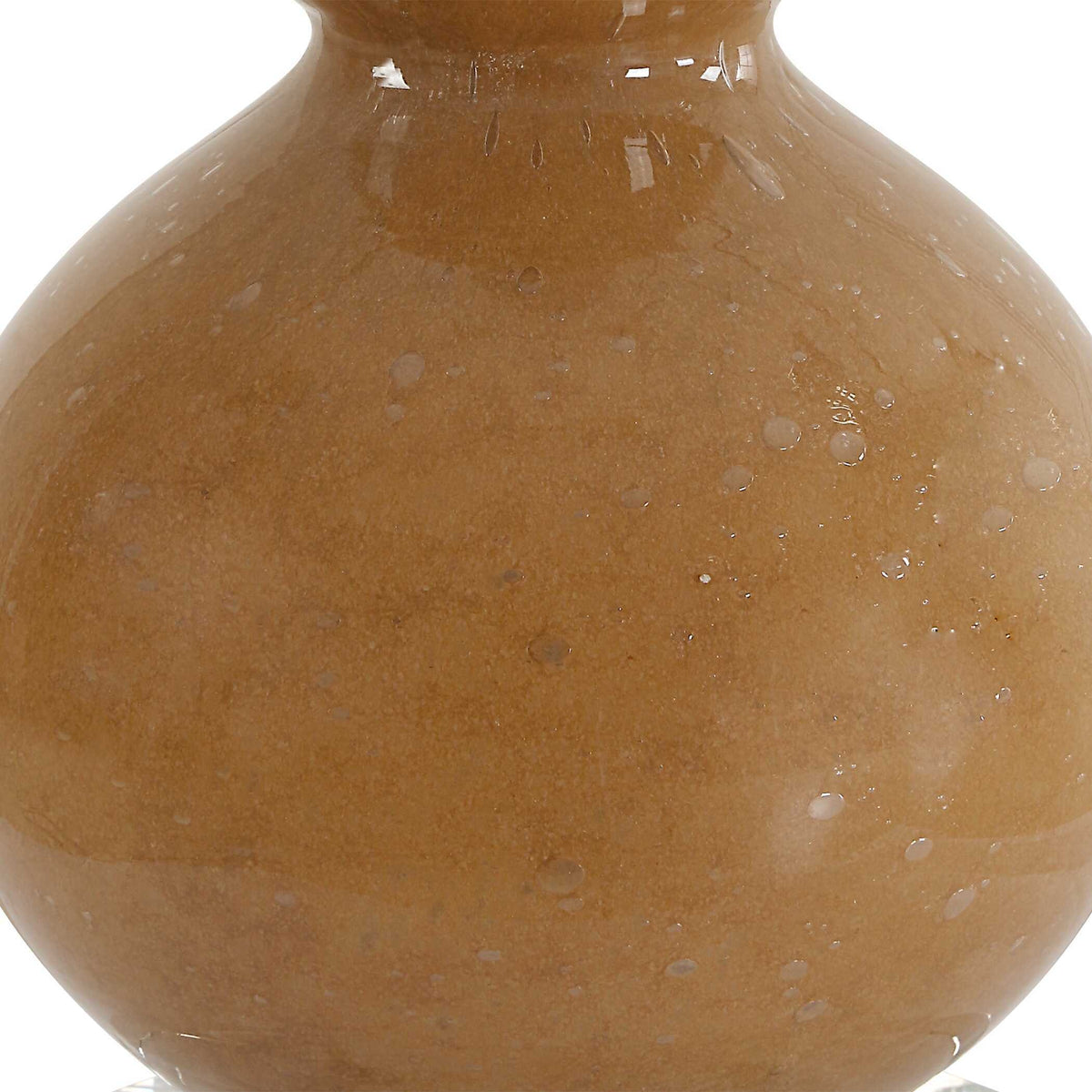 Sienna Glass Buffet Lamp Caramel - Light Brown by Uttermost - View 7