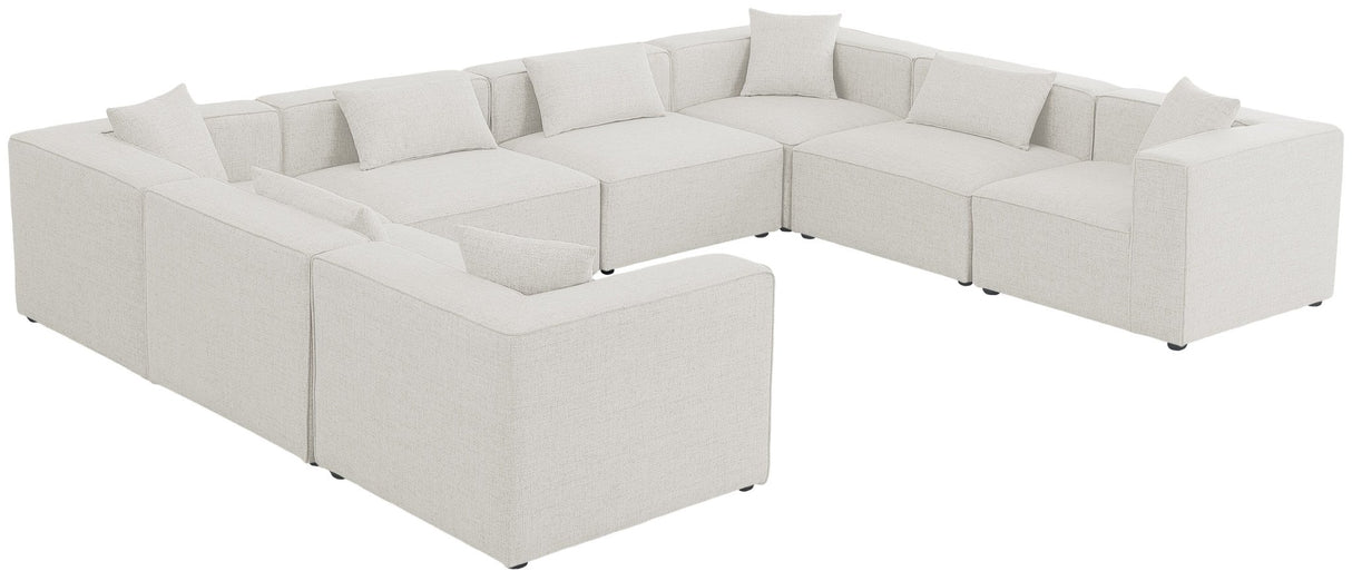 Cube - Modular Sectional 8 Piece - Cream | Home Elegance USA