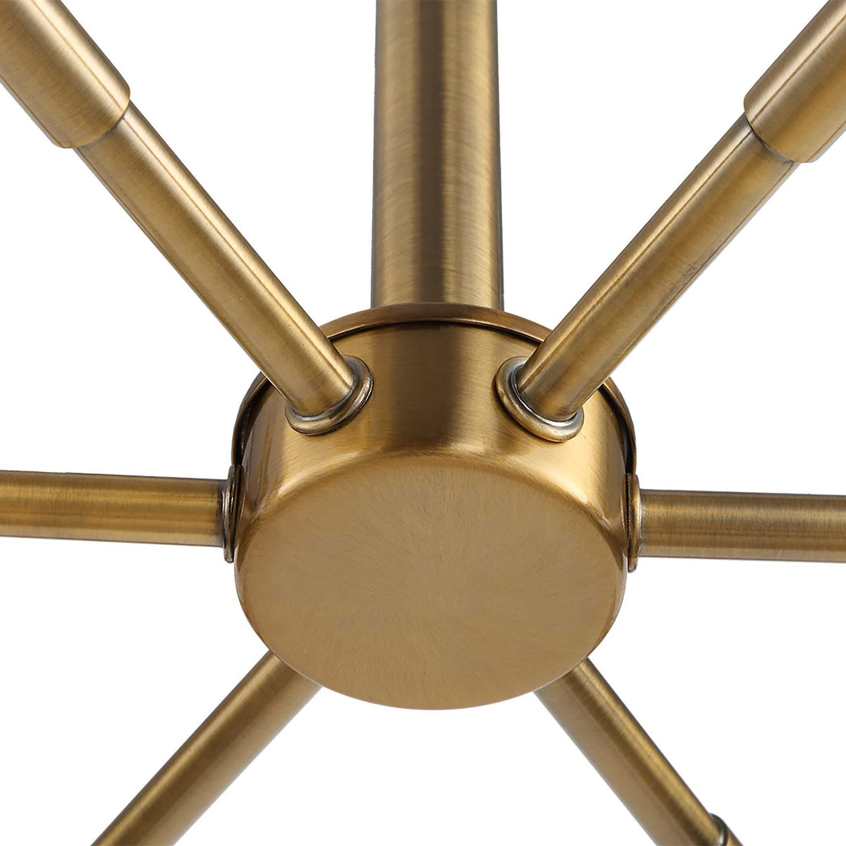 Cret 12 Light Brass Chandelier - Bronze by Uttermost - View 8