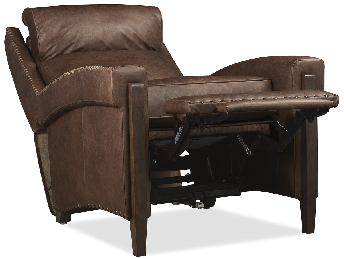 Whitton Power Recliner With Power Headrest - Dark Brown by Hooker Furniture - View 3
