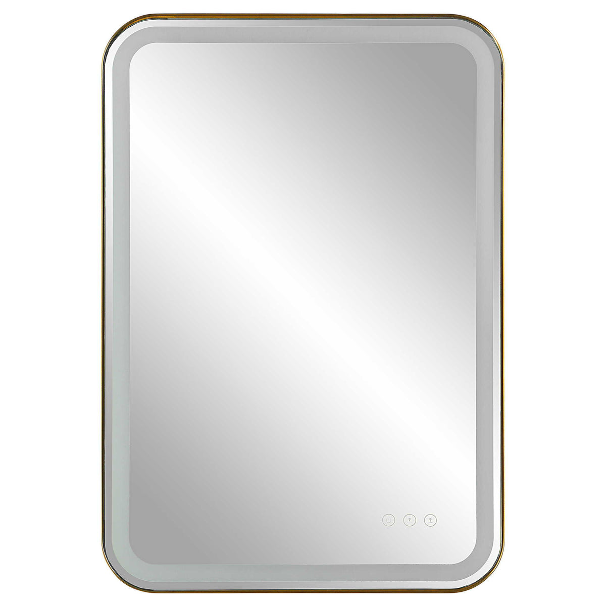 Crofton Vanity Mirror Gold & Silver - Gold / Silver by Uttermost - View 5