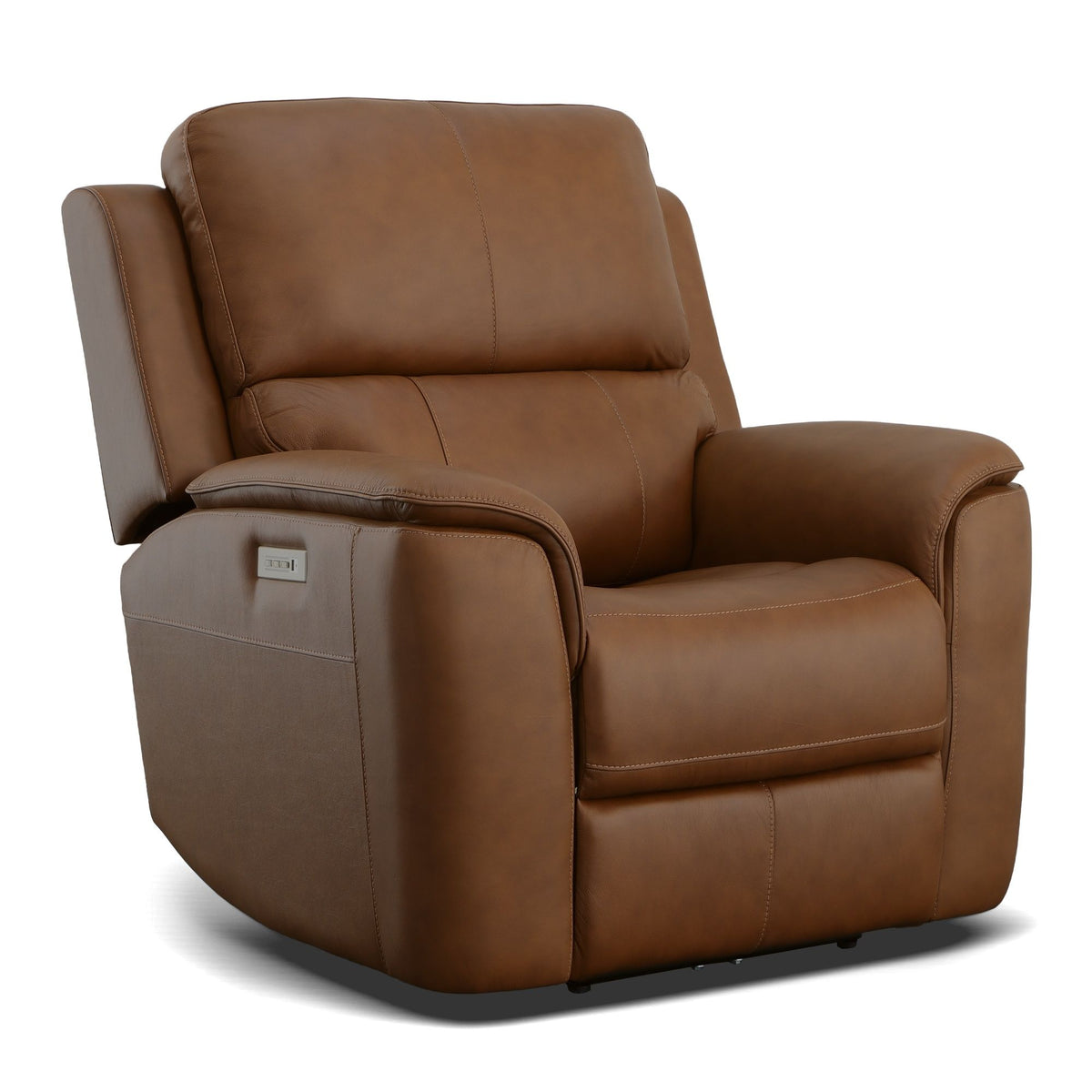 Henry Power Recliner With Power Headrest & Lumbar - Caramel | Flexsteel