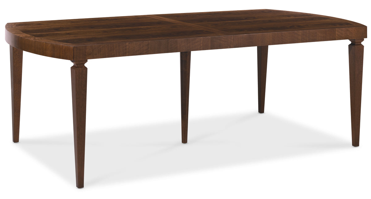 Archives Rectangular Dining Table With Two 20" Leaves - Dark Brown by Hooker Furniture - View 1