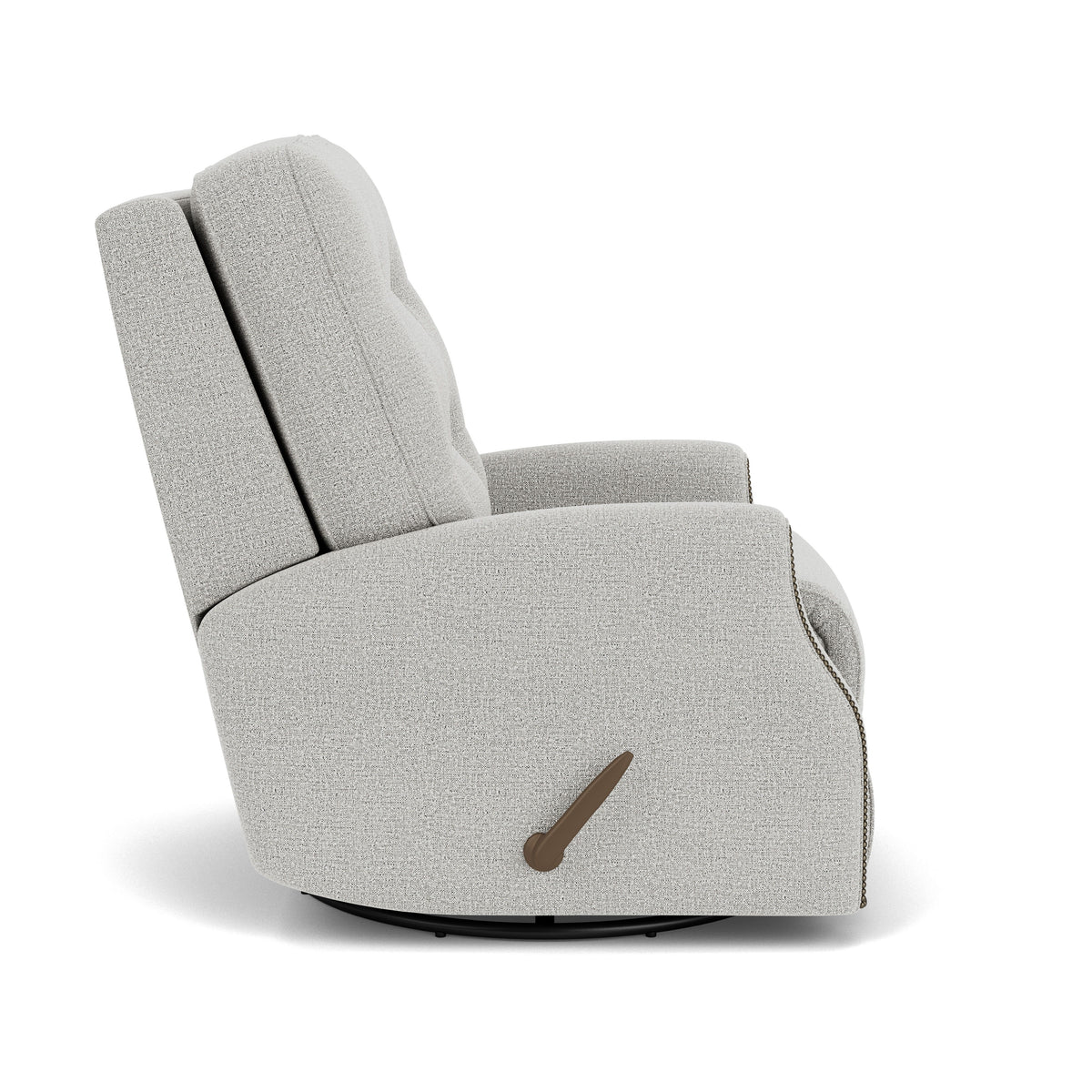 Devon Transitional Fabric Rocking Recliner With Nailhead Trim | Flexsteel