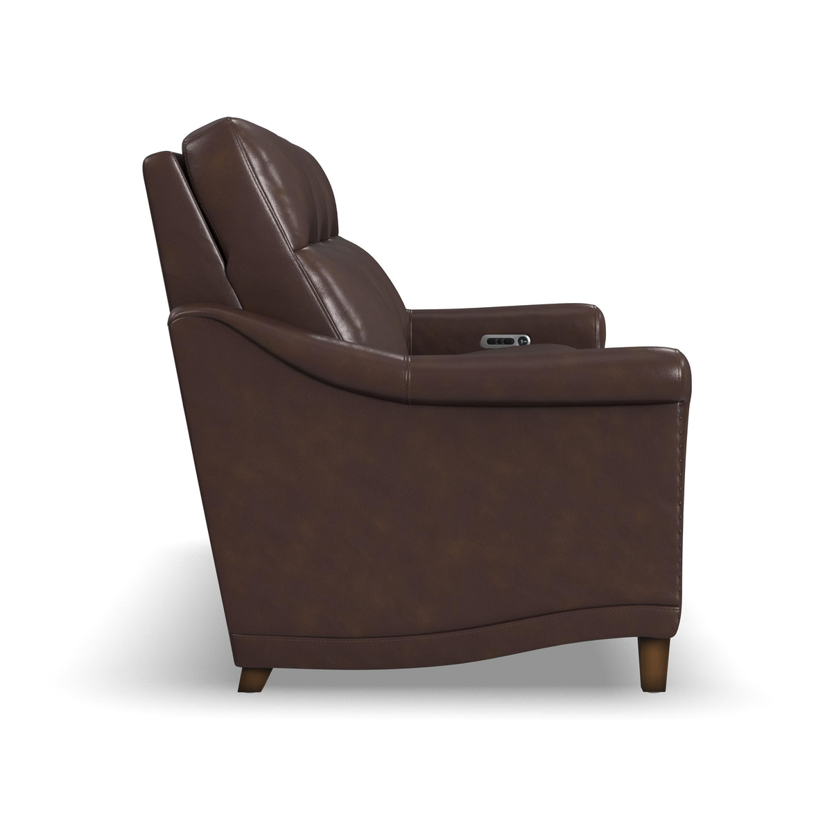 Elizabeth Power Reclining Sofa With Power Headrest - Brunette | Flexsteel