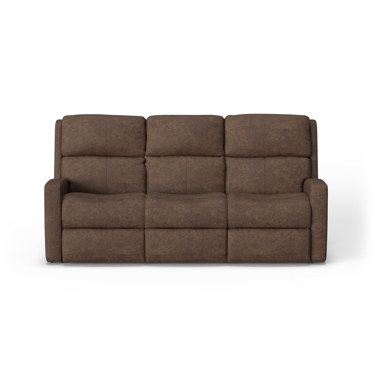 Catalina Transitional Leather Reclining Sofa | Flexsteel