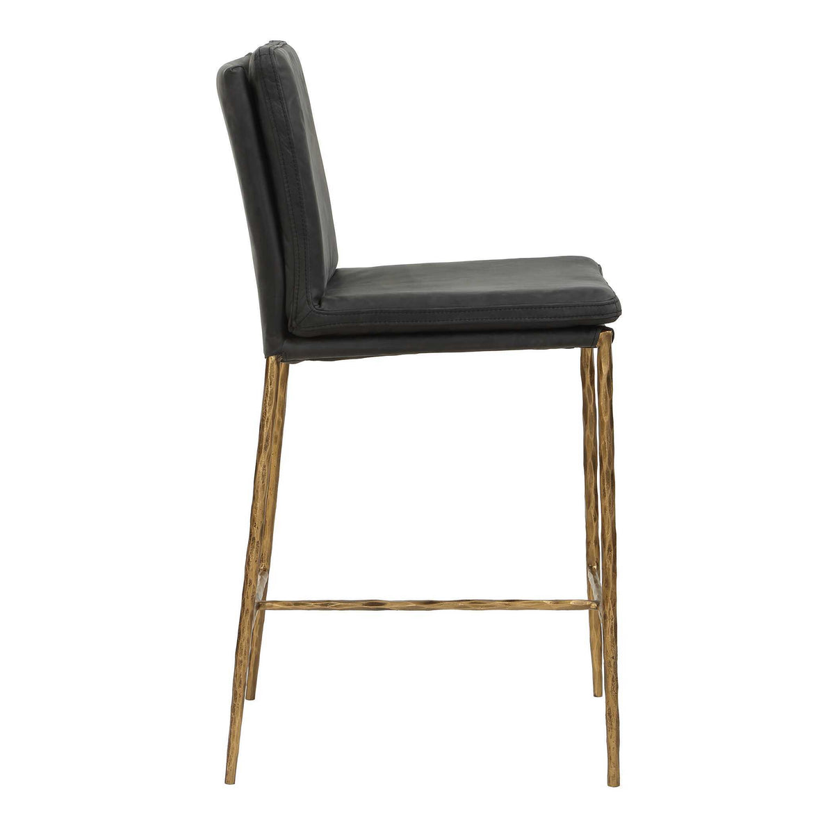 Ascend Counter Stool Charcoal - Black / Gold by Uttermost - View 5