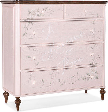 Moment of Hope Chest Pink Floral – Hooker Furniture x Susan G. Komen - Home Elegance USA