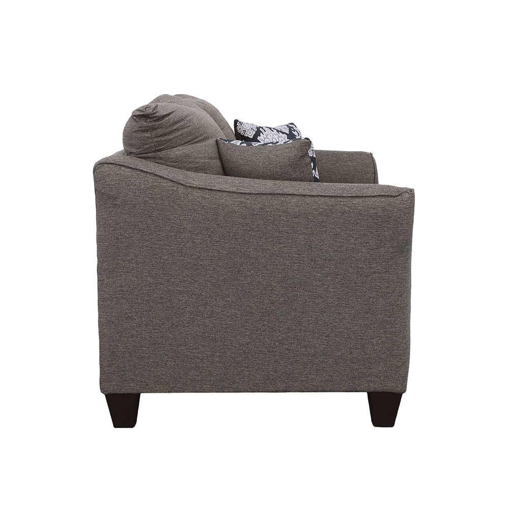 Loveseat - Salizar Flared Arm Loveseat Grey