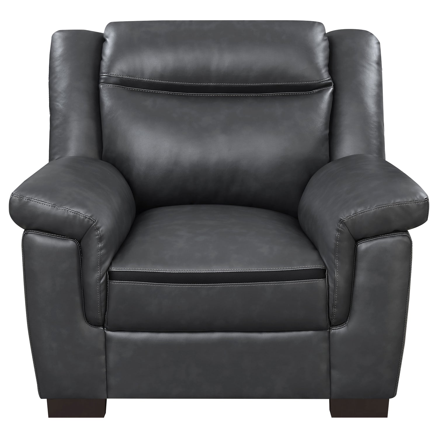 Chair - Arabella Pillow Top Upholstered Chair Grey