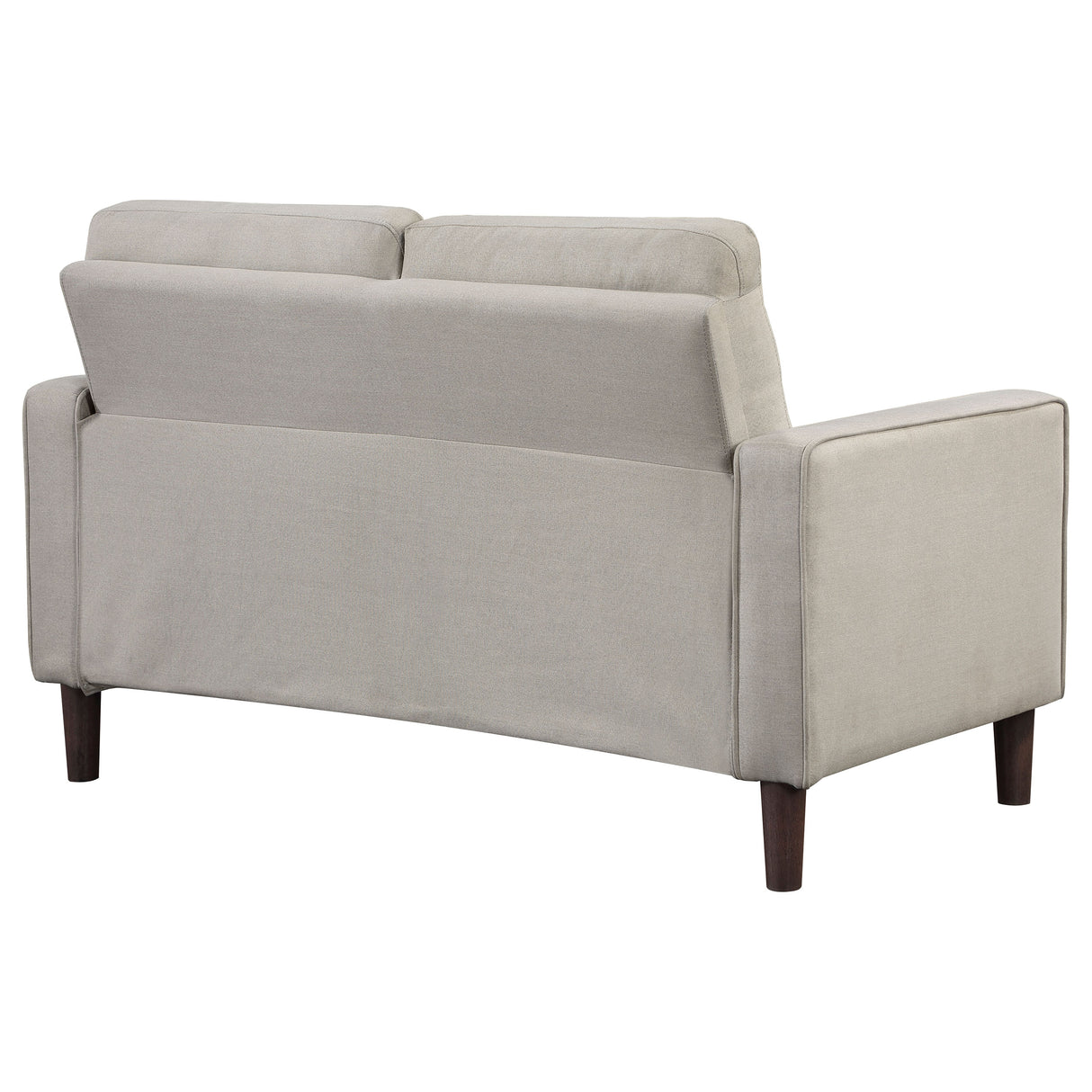 Loveseat  - Bowen Upholstered Track Arms Tufted Loveseat Beige