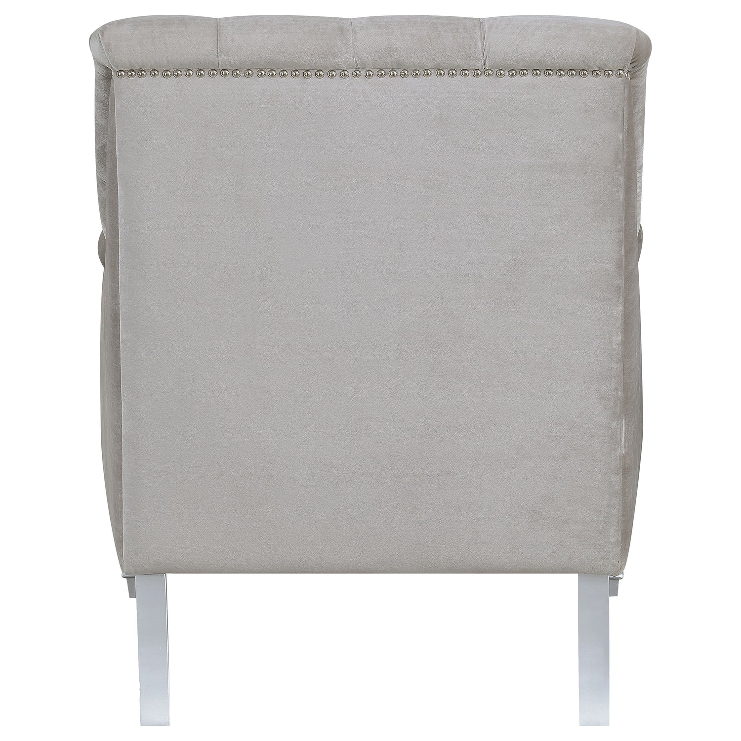 Chair - Avonlea Sloped Arm Tufted Chair Grey