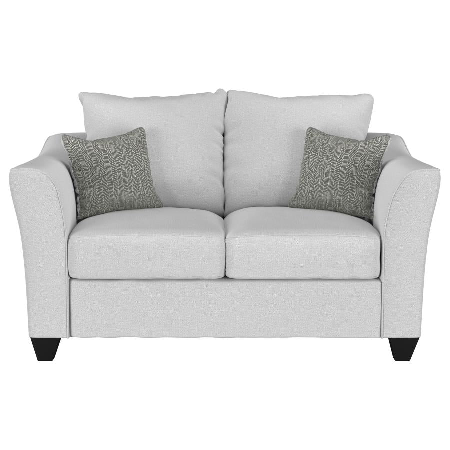 Salizar 3-piece Upholstered Track Arm Fabric Sofa Set Sand | Coaster - Home Elegance USA