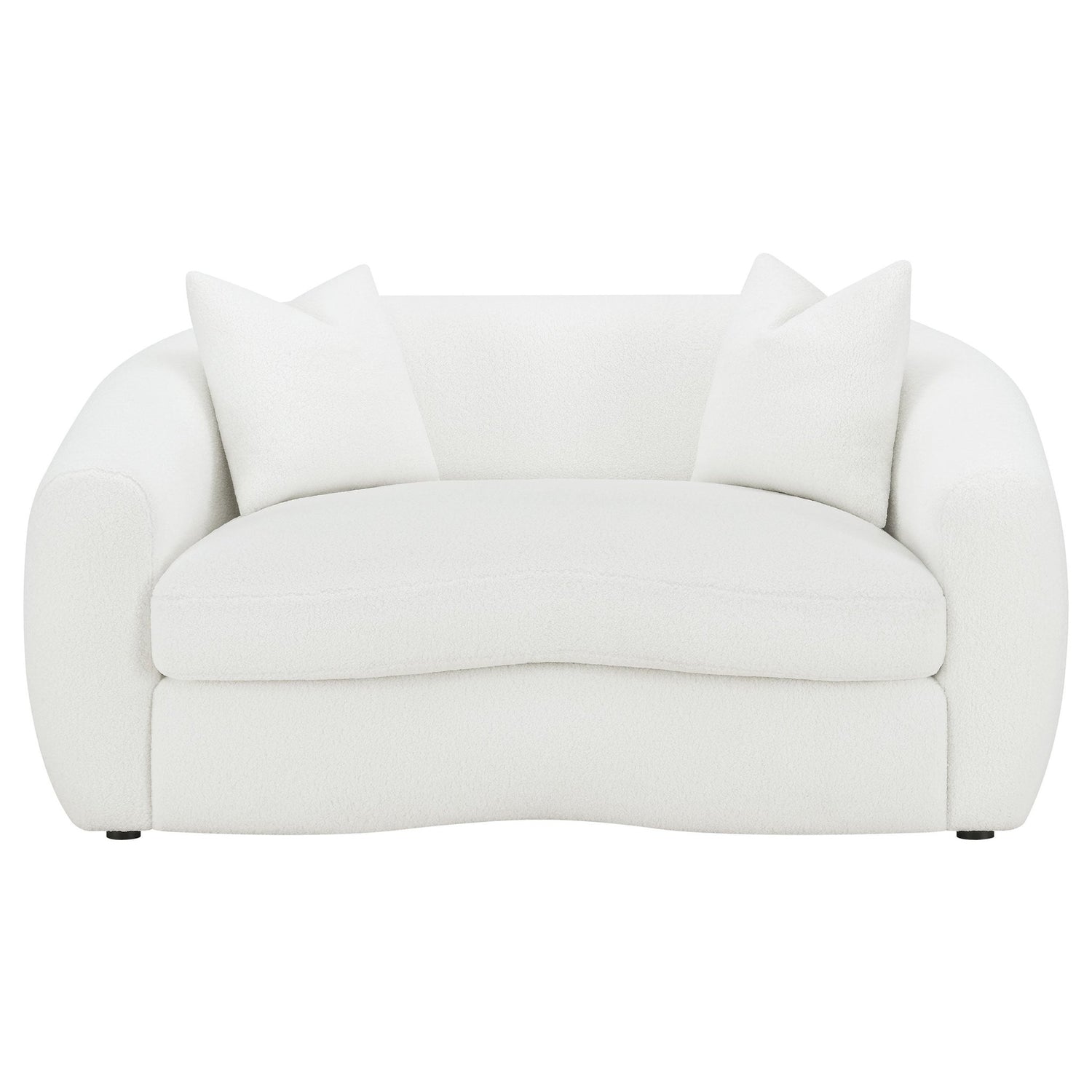 Isabella 3 - piece Upholstered Tight Back Living Room Set White | Coaster | Home Elegance USA