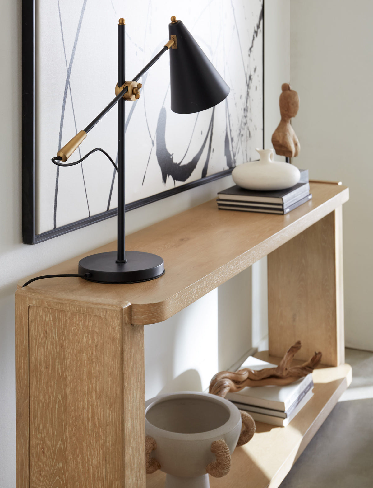 Retreat Console Table - Beige by Hooker Furniture - View 2