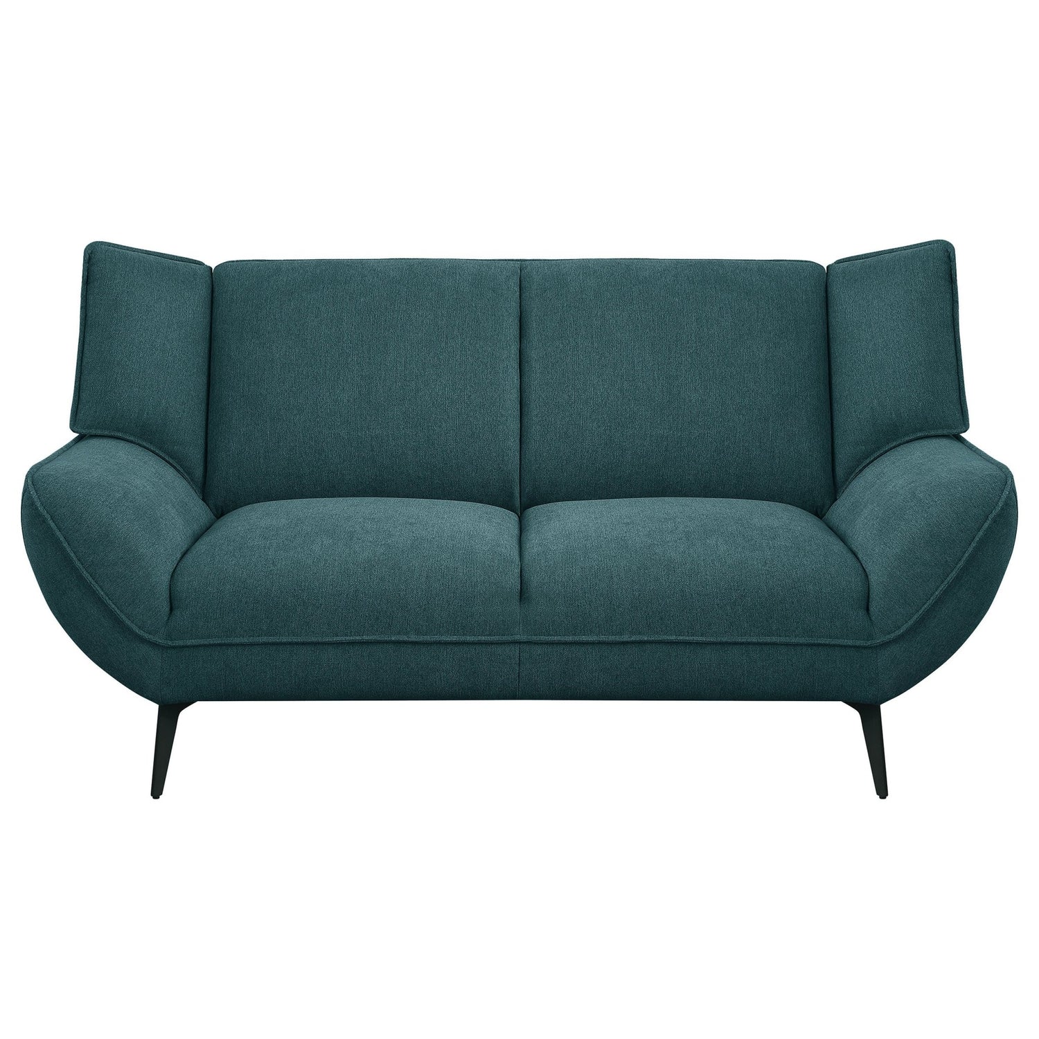 Acton 2 - piece Upholstered Flared Arm Sofa Set Teal Blue | Coaster | Home Elegance USA