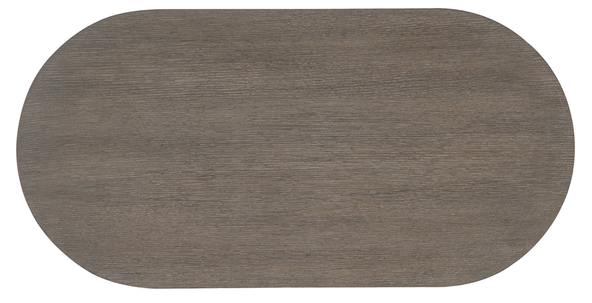 Modern Mood Oval Nightstand - Dark Brown / Dark Gray by Hooker Furniture - View 5