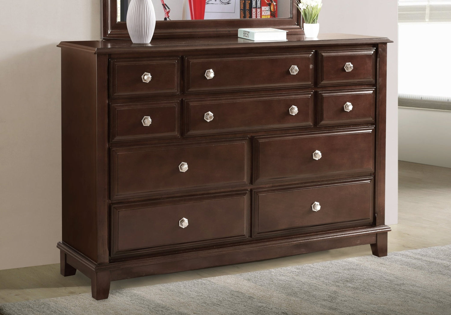 Ashford G9800 - D Dresser , Cappuccino | Home Elegance USA