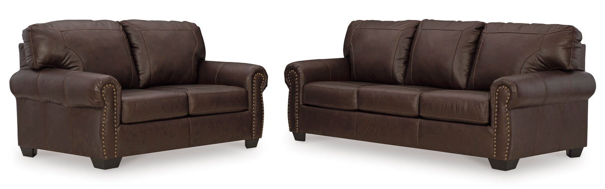 Colleton Living Room Set Dark Brown | Ashley - Home Elegance USA