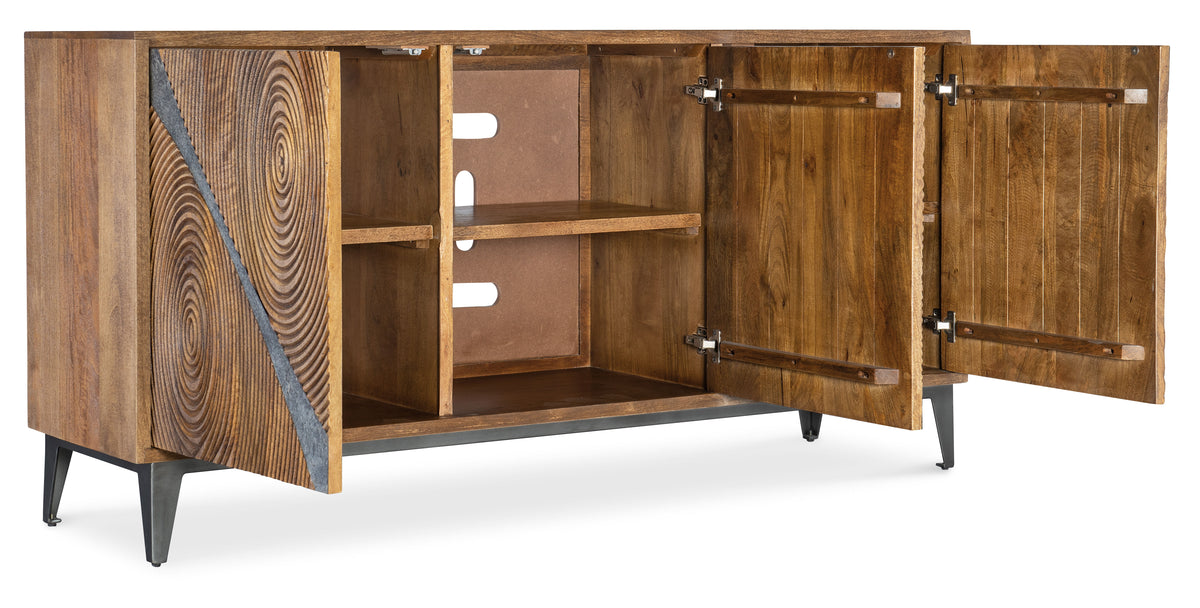 Commerce And Market Vortex Credenza - Light Brown by Hooker Furniture - View 4