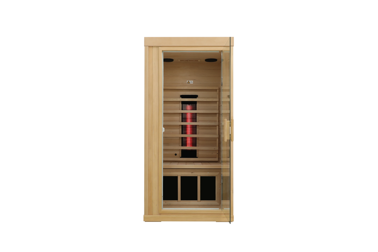 Mini Hemlock Home Low EMF Far Infrared Sauna - sold by Home Elegance USA