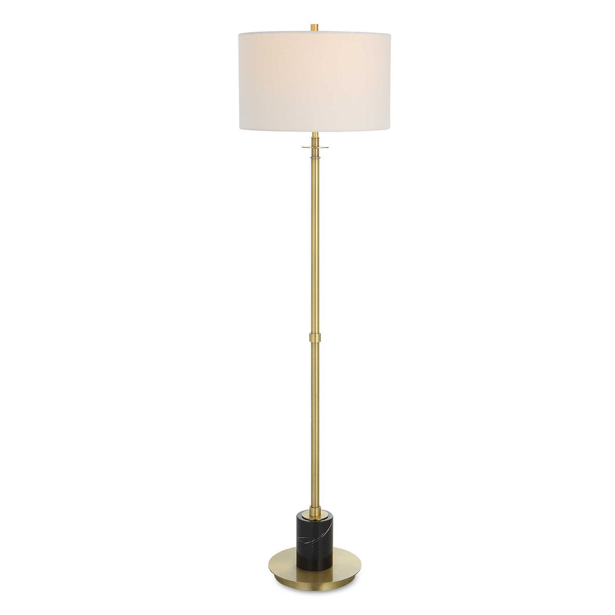 Guard Brass Floor Lamp - Yellow by Uttermost - View 1