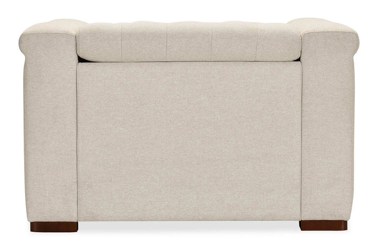 Savion Deux Power Recliner With Power Headrest - Beige by Hooker Furniture - View 6