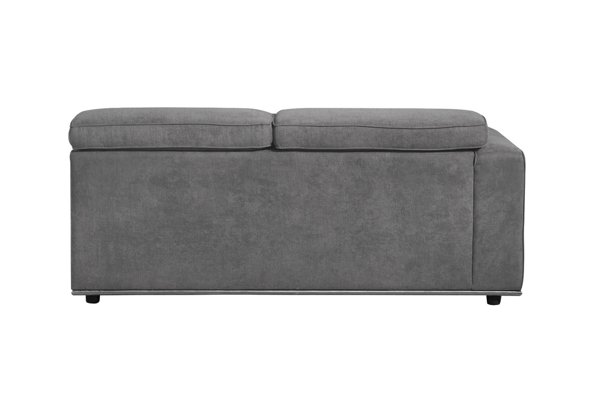 Alwin Modular - Lf Sofa 53720 Dark Gray Fabric | Acme | Home Elegance USA