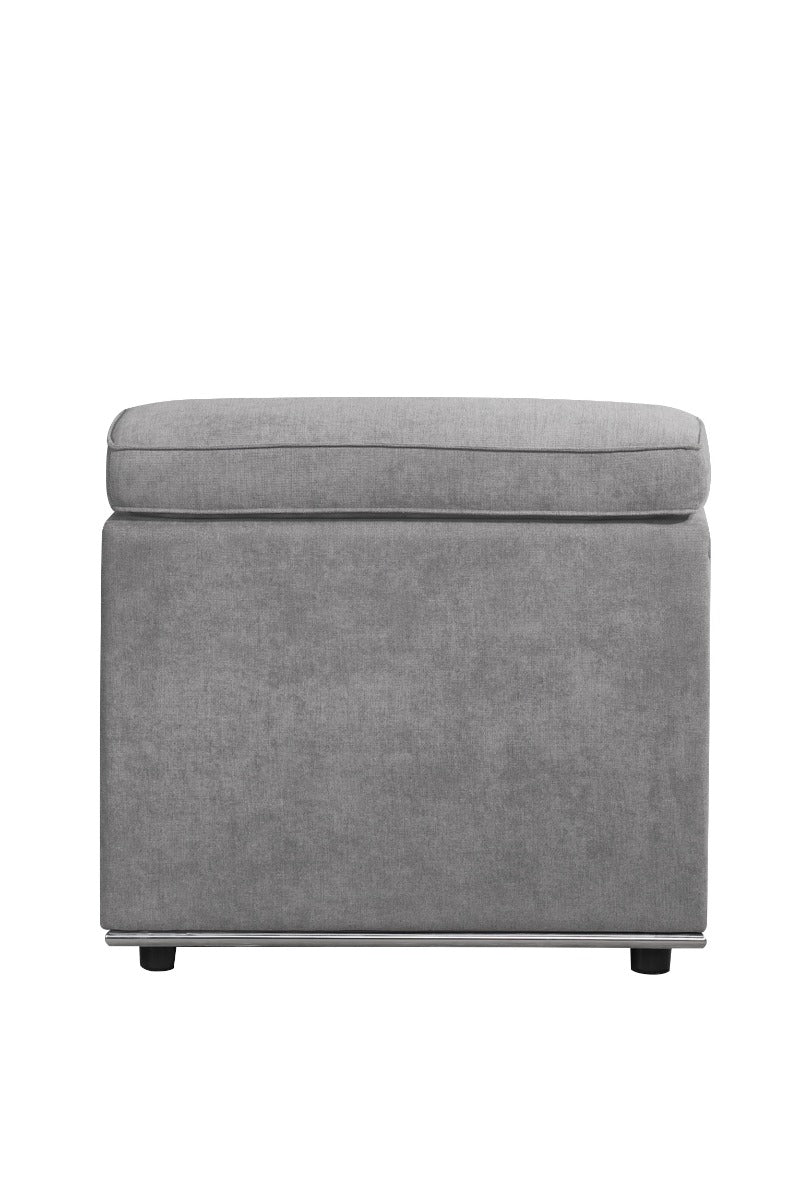 Alwin Modular - Armless Chair 53722 Dark Gray Fabric | Acme | Home Elegance USA
