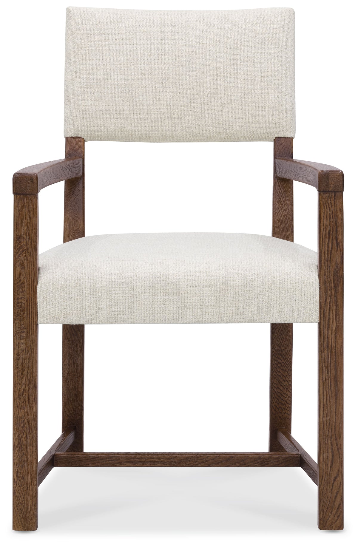 Driftwood Upholstered Arm Chair (Set of 2) Beige / Worn Saddle - Beige / Dark Brown by Hooker Furniture - View 4