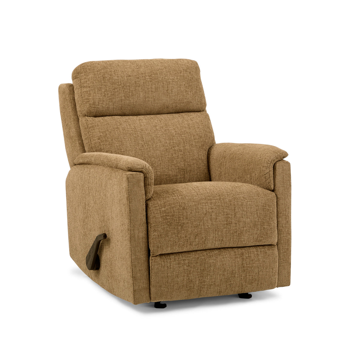 Compact Transitional Fabric Gliding Recliner | Flexsteel