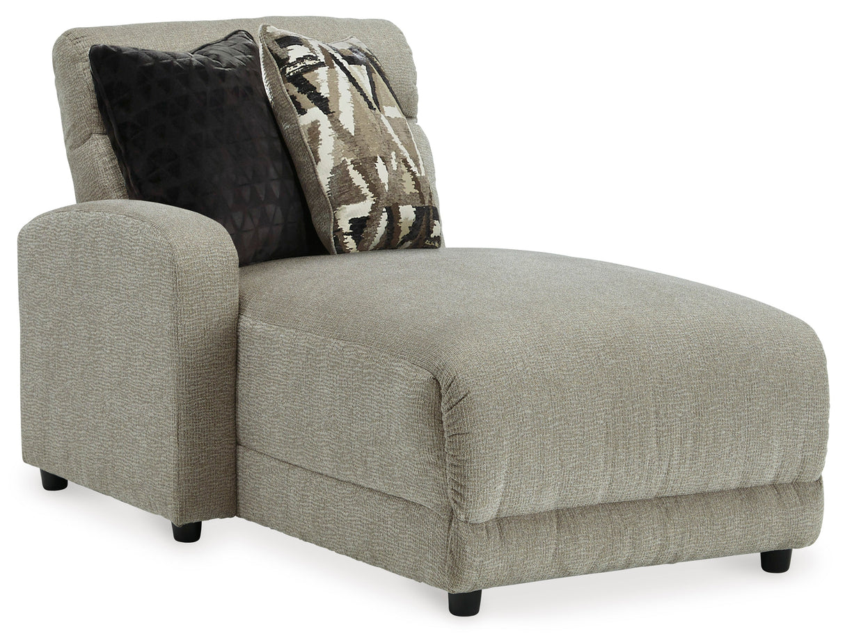 Ashley Stone Colleyville 54405S20 5-Piece Power Reclining Sectional with Chaise - Chenille - Home Elegance USA