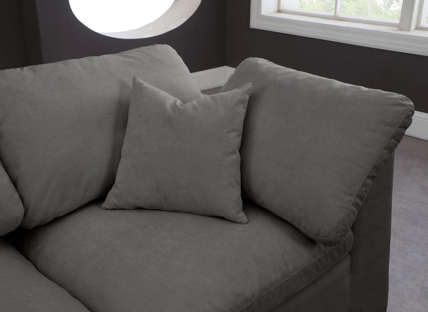 Cozy - Modular Sectional Cloud - Grey - Fabric | Home Elegance USA