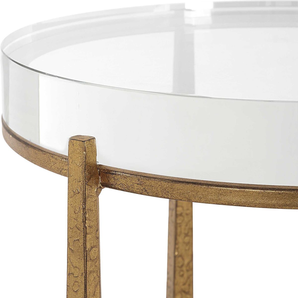 Midas Accent Table - Gold by Uttermost - View 6
