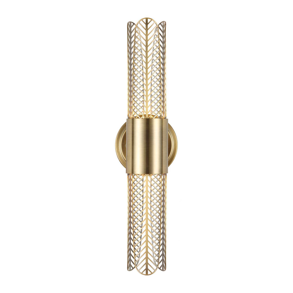 Cret 2 Light LED Brass Sconce - Bronze by Uttermost - View 4