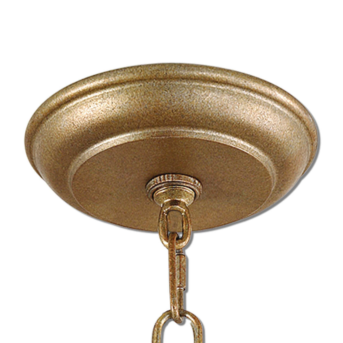 Alenya 6 Light Shade Chandelier - Gold / White by Uttermost - View 3