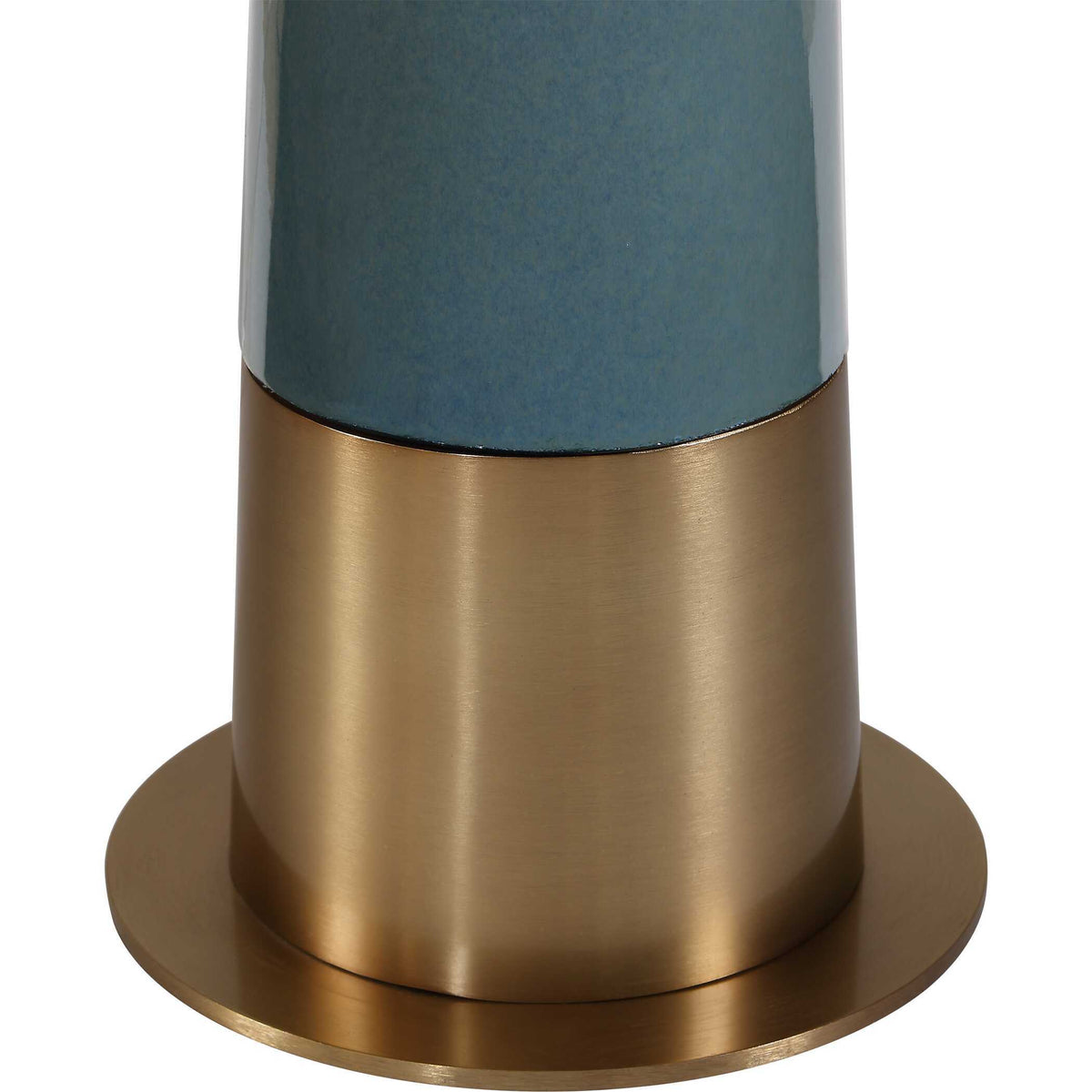 Riccardi Floor Lamp Blue - Dark Green by Uttermost - View 6