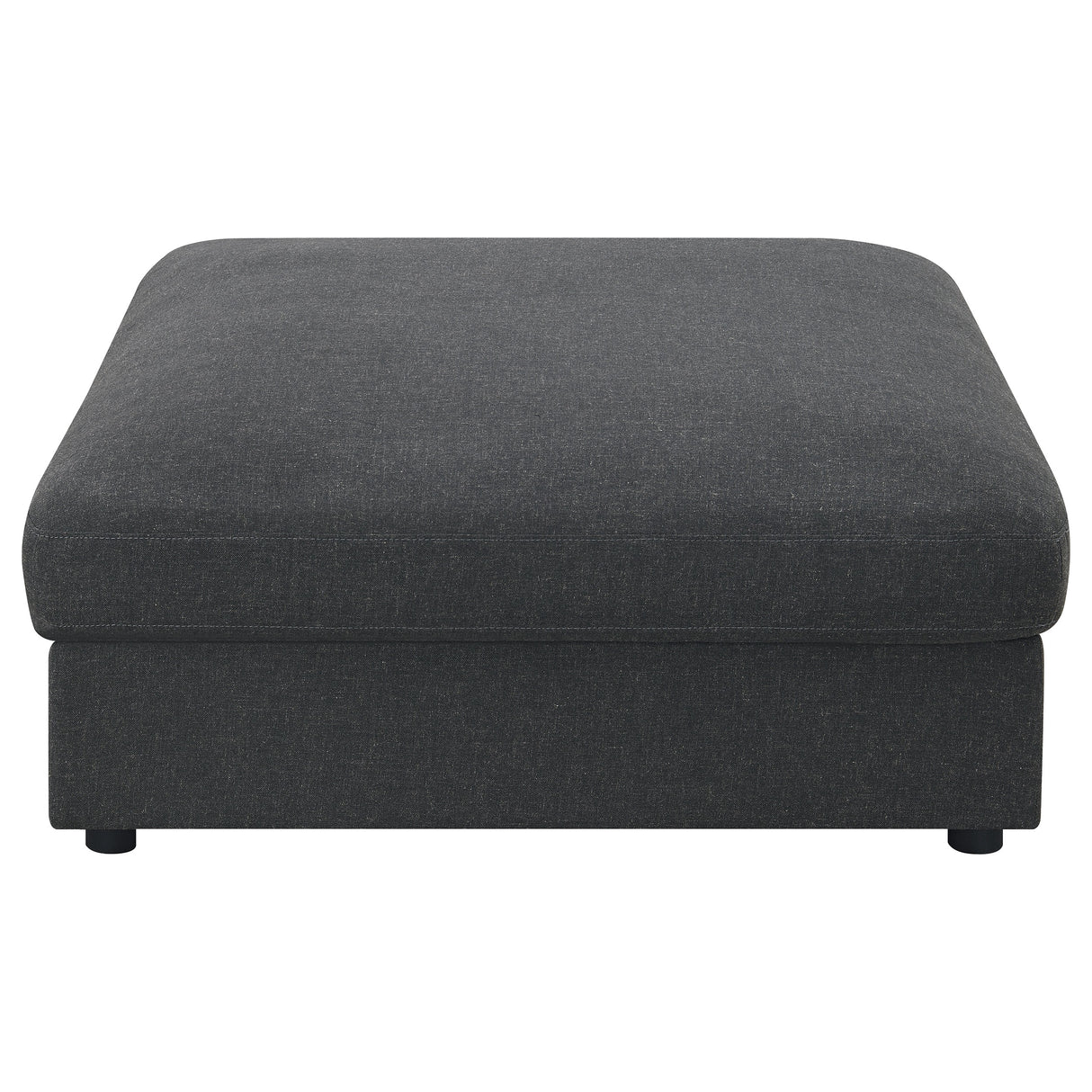 Ottoman - Serene Upholstered Rectangular Ottoman Charcoal