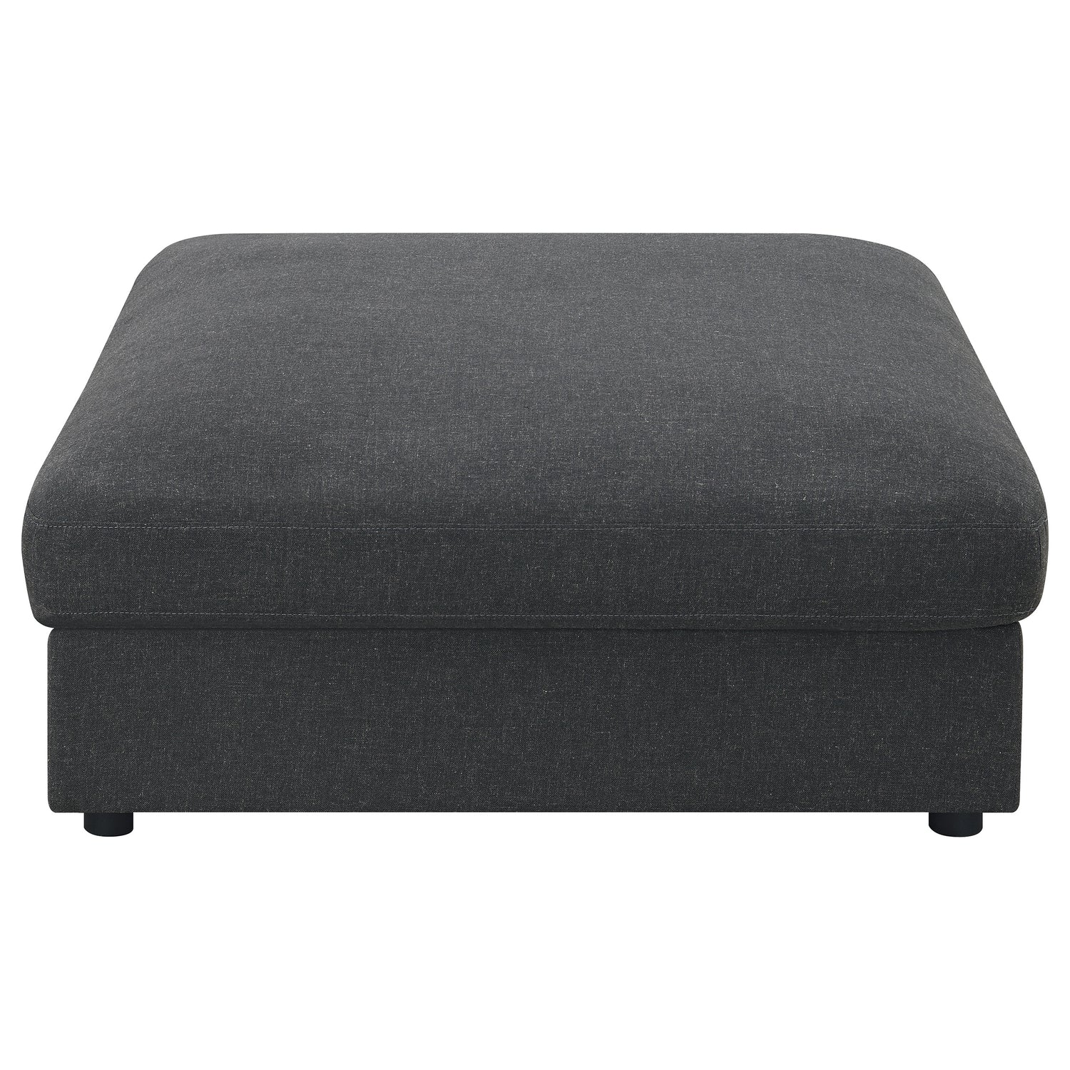 Ottoman - Serene Upholstered Rectangular Ottoman Charcoal