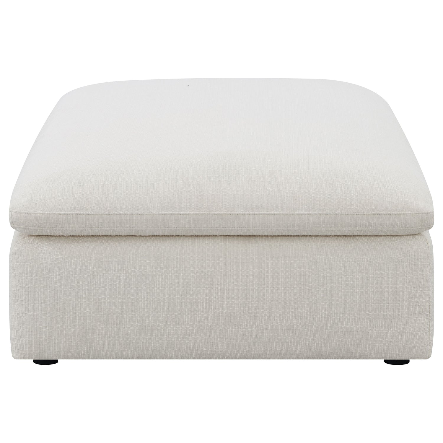 Ottoman - Hobson Cushion Seat Ottoman Off-White