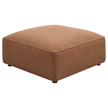 Ottoman - Jennifer Upholstered Ottoman Terracotta