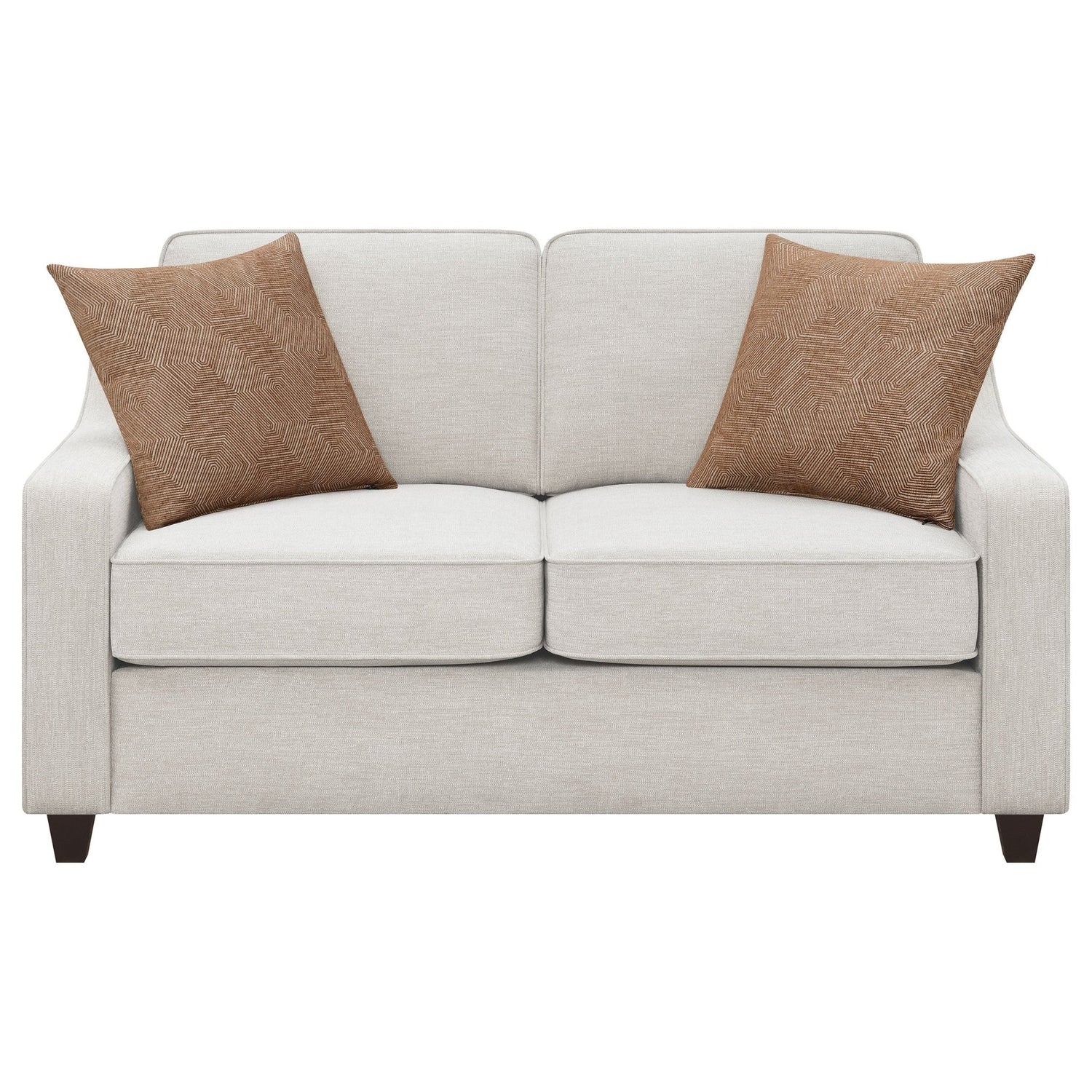 Christine Cushion Back Living Room Set Beige | Coaster | Home Elegance USA