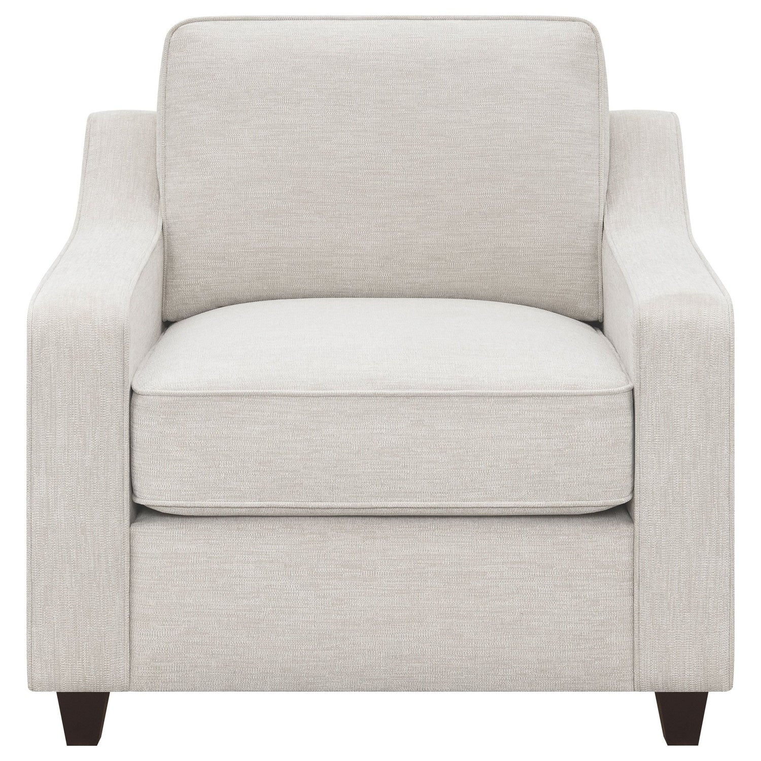 Christine Cushion Back Living Room Set Beige | Coaster | Home Elegance USA
