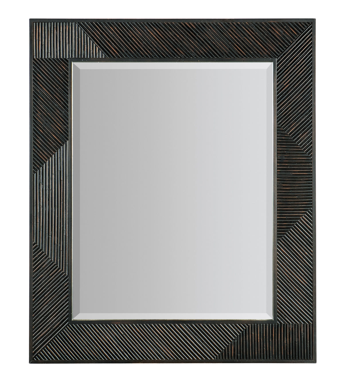 Retreat Landscape Mirror - Black / Dark Brown by Hooker Furniture - View 1
