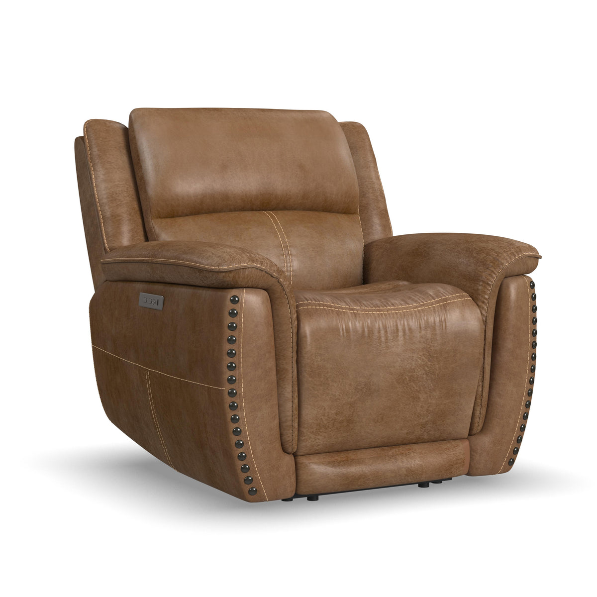 Beau Power Recliner With Power Headrest - Silt | Flexsteel