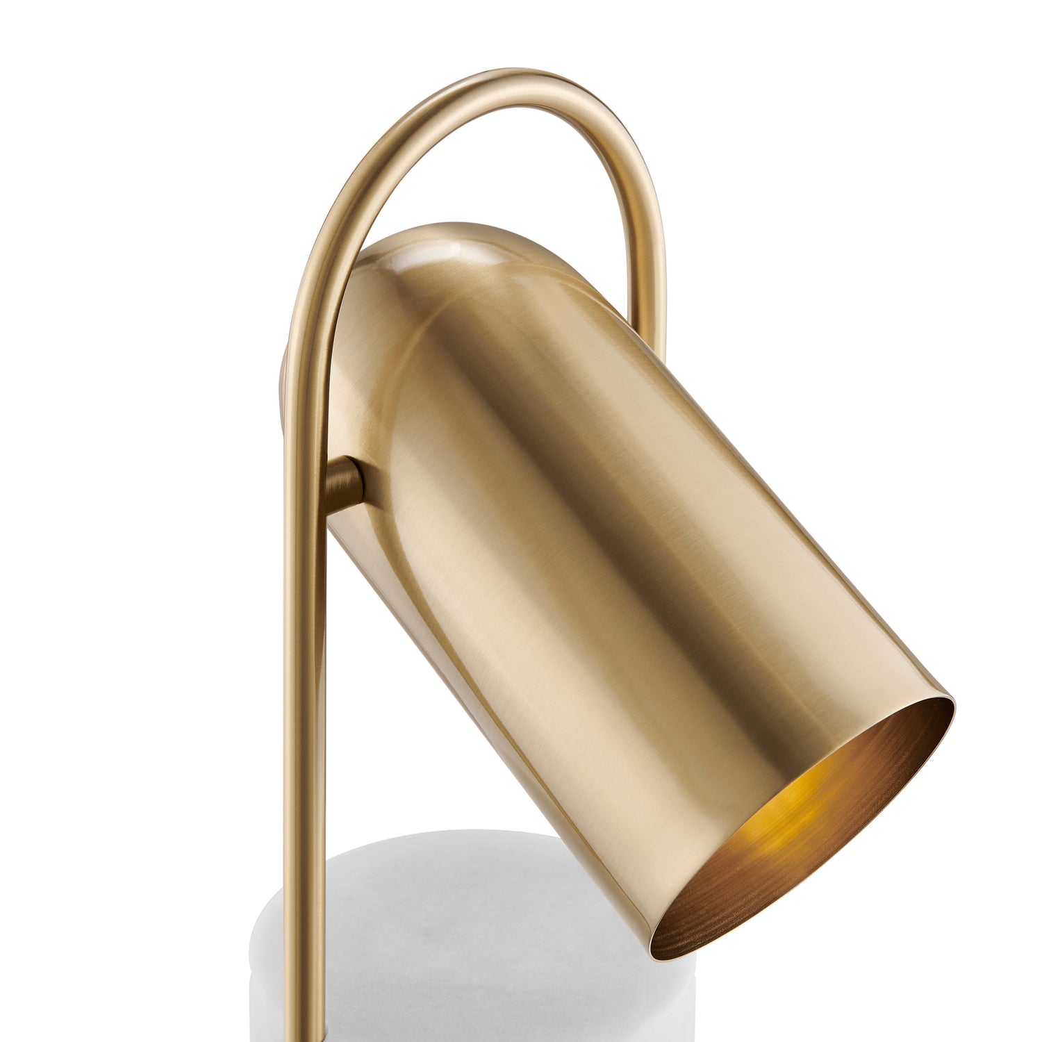 Chrysalism Gold and Marble Table Lamp  | Finesse - Home Elegance USA