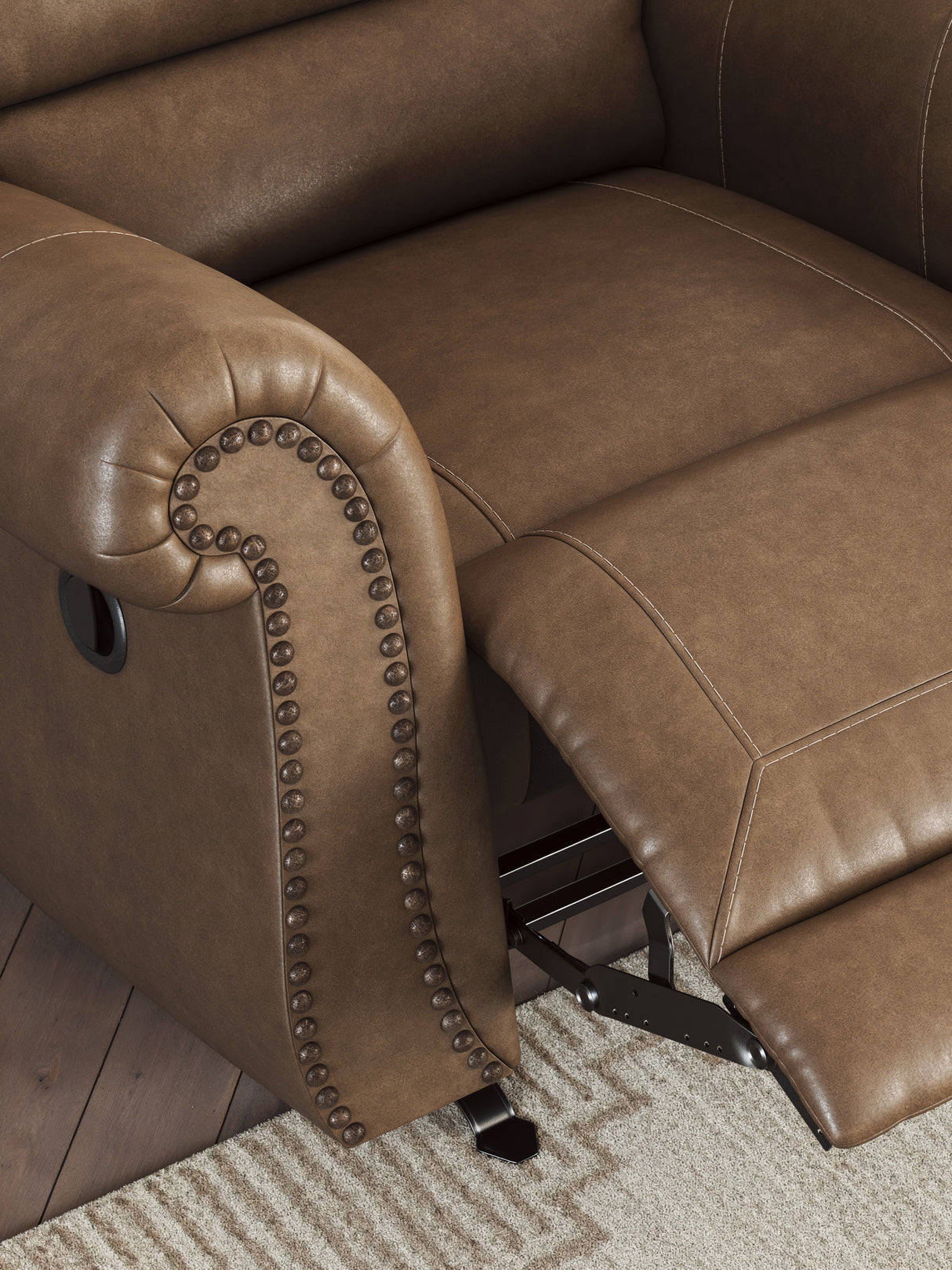 Reclining Living Room Set Chasemore 3-Piece Polyester Earth – Ashley