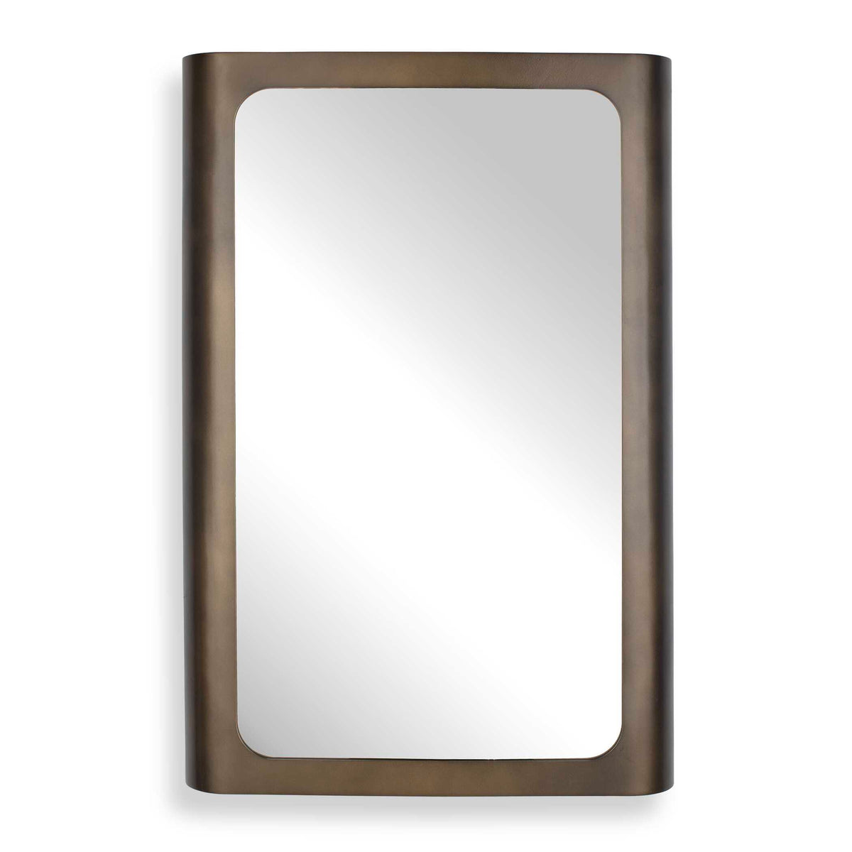 Fischer Curved Edge Mirror - Bronze by Uttermost - View 1