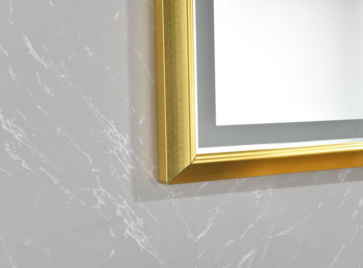 96in. W x 48 in. H LED Lighted Bathroom Wall Mounted Mirror with High Lumen+Anti - Fog Separately Control bedroom full - length mirror bathroom led mirror hair salon mirror | Home Elegance USA