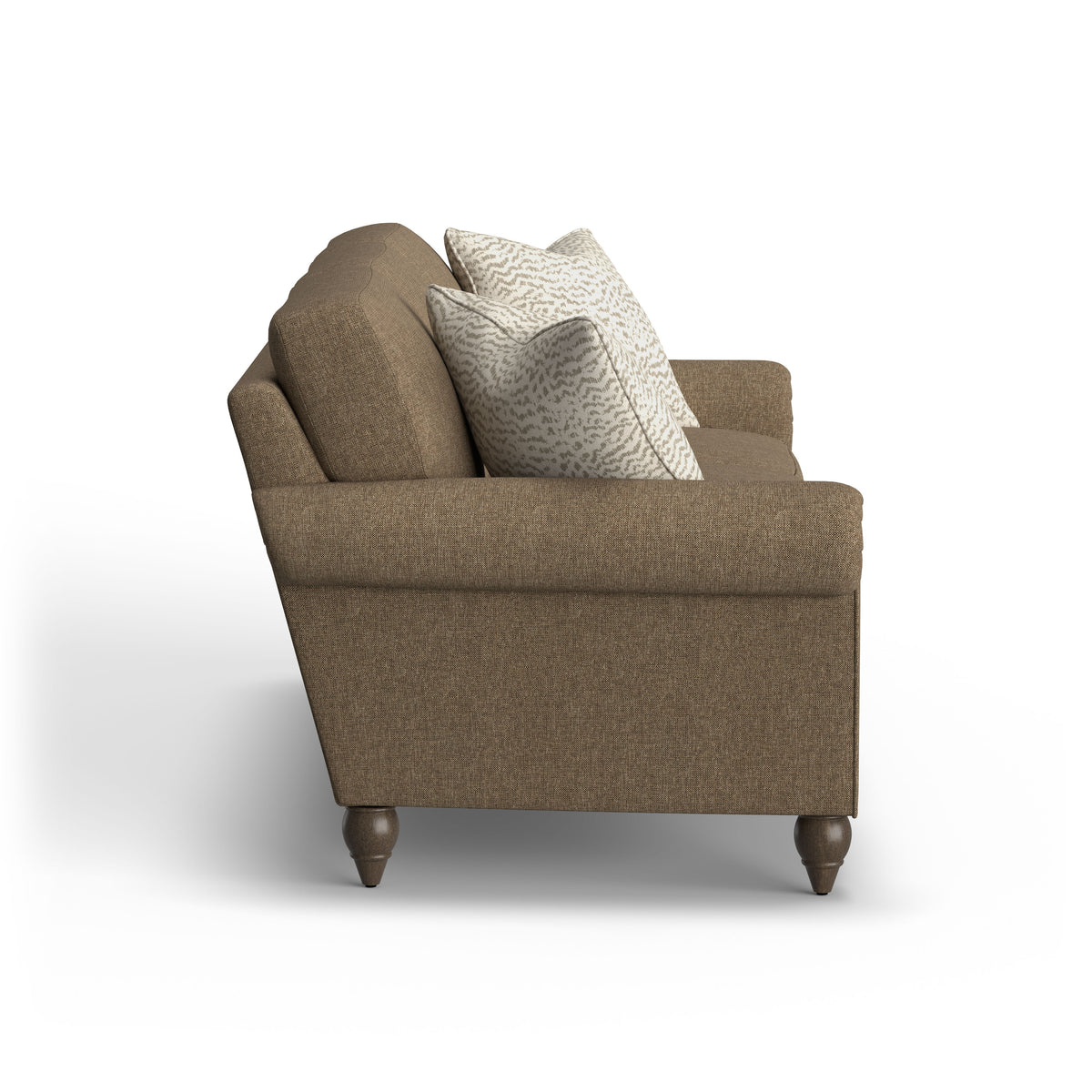 Moxy Fabric Sofa With Rolled Arms | Flexsteel